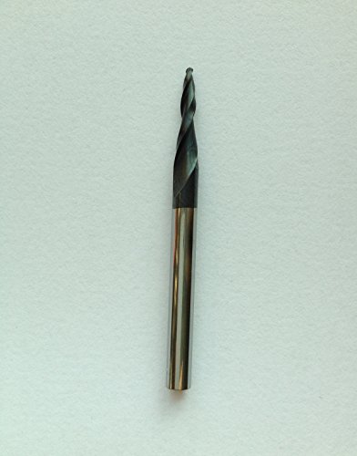 4mm R0. 75 Carbide Konusni kuglični nos kraj mlina Konusni i konusni krajnji vrhovi R0. 75xD4x15x50Lx2F HRC55