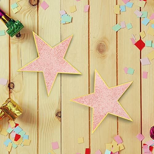 6-inčni izrezi sa sjajnim zvijezdama papirni izrezi sa konfetima svjetlucave kartonske zvijezde za zidnu dekoraciju učionice na oglasnoj ploči, potrepštine za rođendanske zabave za svadbeni film
