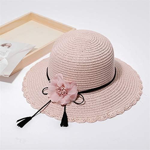 Žene široke rubene šamsane šetnje Ljeto veliko široko slamna šešir na plaži Čvrsti sunce šeširi za žene diskete za bejzbol kape