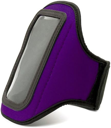 ELEGANT OEM VG Brand Purple Armband sa oblogom otpornim na znoj za HTC EVO 3D 4G Android telefon + uživo nasmijana