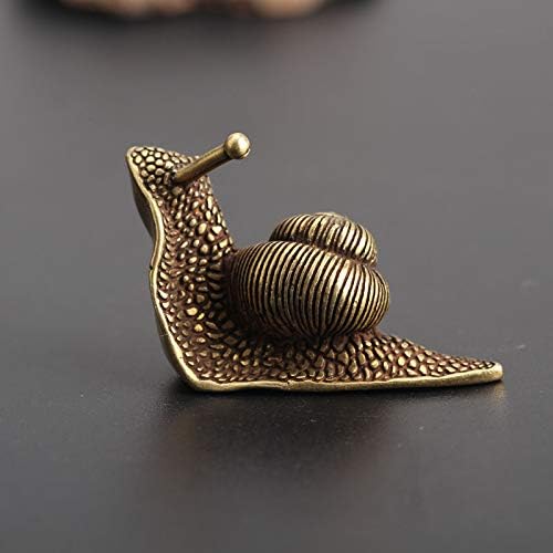 ZGPTX bakreni puževi mali brončani rezbarići čvrsti mesing mali ukrasi Svečana čara bakrena bakrena