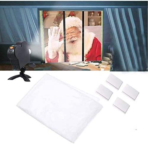 Ekran projektora prikaz za prikaz tkanine za prozor Prozor ekran za projektor Bijeli sklopivi za božićni