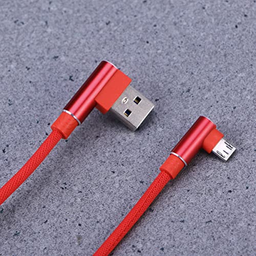 Ultechnovo tip C Punjač USB USB mikro kabel, kabel za punjač za 90 stupnjeva, desni ugao, 2.4 a, 1m, najlonski