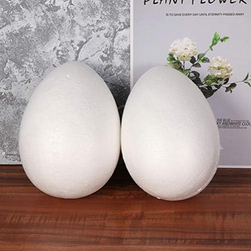 BESSPRED Ornament zanat 3pcs pjena jaja bijela pjena kuglice polistirene craft kuglice kuglice slikanje za brisački