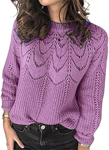 Ženska turtleneck džemper pletiva boja mohair pulover šuplji džemper od kašmira