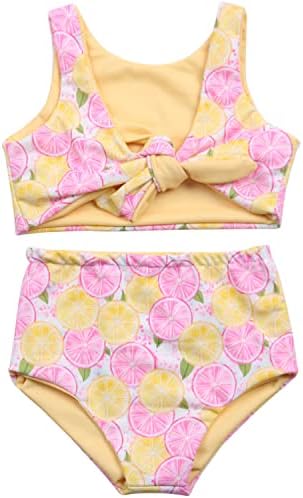 QLIYANG Girls 'Ruffle kupaći kostimi s kupaćem kupaćim kostimima jedno-rame kupanje odijelo za plažu