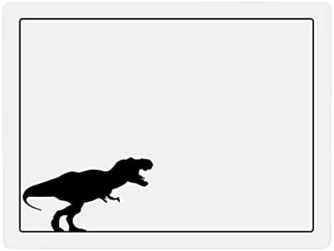 Ploča za suho brisanje Dinosaurus 9 x 12 inča alat za školsko učenje, pomoć za nastavu u Osnovnoj školi ili kod kuće, T-Rex dizajn