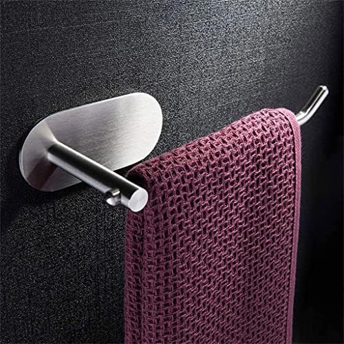 SLSFJLKJ bez držača ručnika za bušenje stalak za šinu ljepljivi držač rolne toaletnog papira vješalica za kuhinjsku kupaonicu od nehrđajućeg čelika