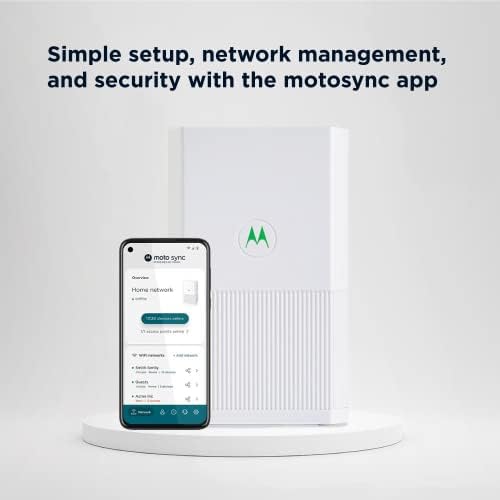Motorola MH7023 Mesh + MB8600 kablovski Modem-odobren za Comcast Xfinity, Cox, spektar | za planove do 2500 Mbps | Tri-Band | AC2200 Wifi brzina / DOCSIS 3.1