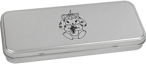 Azeeda' Floral Bunny ' Metalna Kutija Za Kancelarijski Materijal / Kutija Za Odlaganje