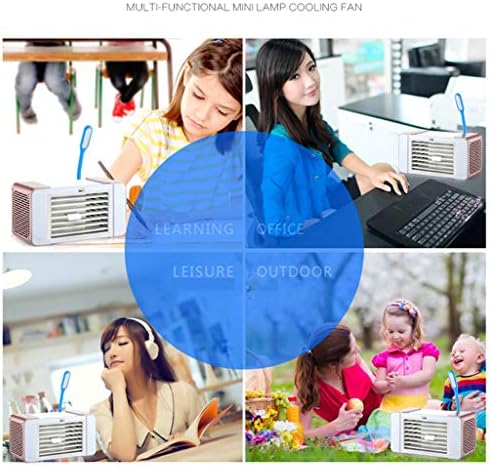 Ljubavni ventilator klima uređaja, mini hladnjak, stolna svjetiljka, vrlo tih, USB mini ventilator, 185x88x10cm