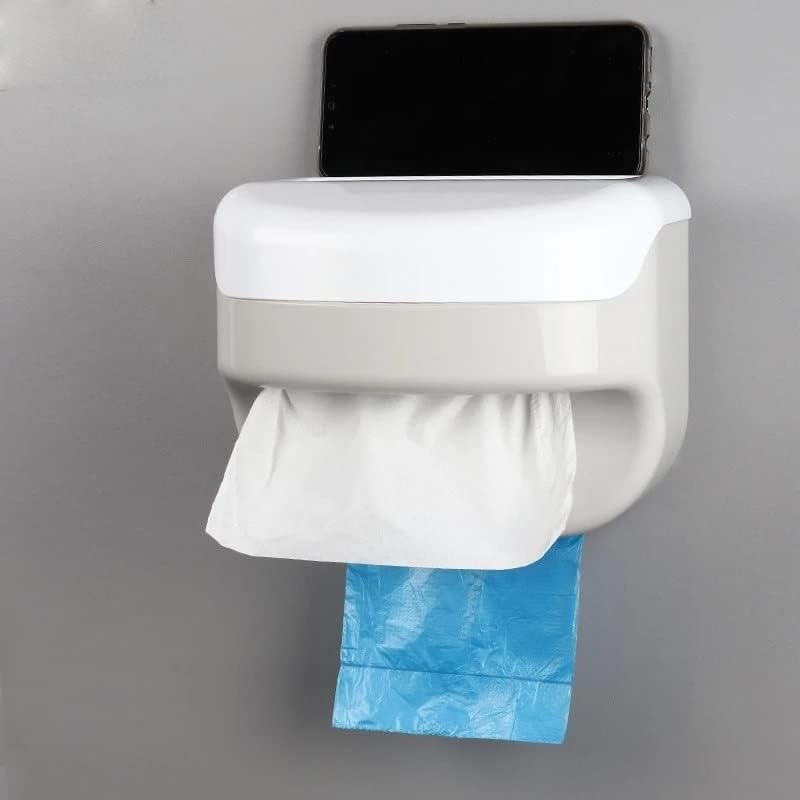 N / A Pogodan multifunkcijski toaletni držač vodootporne pušeći besplatni držač za papirna ručnike Pribor