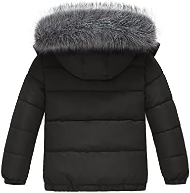 Wantdo Boy's Warm Winter Coat Quilted Puffer Jacket vodootporna zimska jakna sa kapuljačom Parka