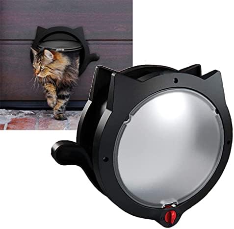 Plastična slatka vrata za kućne ljubimce, čvrsti 4 načina zaključavanja magnetska mačka vijčana vijka