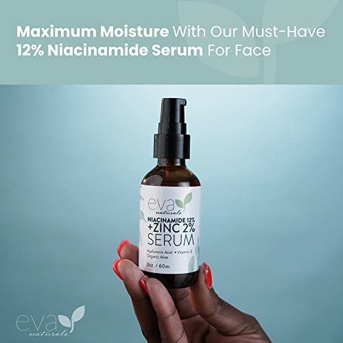 12% niacinamid seruma za lice + 2% cinka i hijaluronske kiseline za glatku, svijetlu i Mladenačku