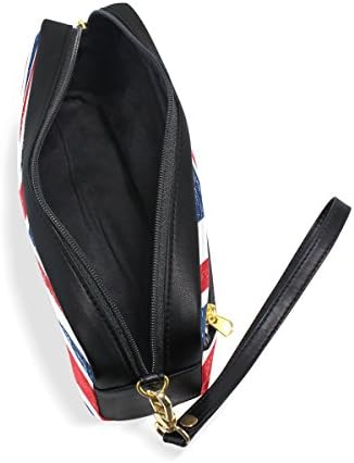 Alaza britanska zastava Retro Union Jack PU kožna olovka Olovka torbica torbica za šminku Kozmetička