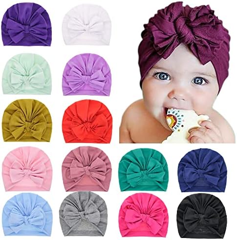 QianSail Baby Newbornorođene pamučne hat za šešir HATKNOT HEWRA WRAMP AND ANDDLER KIDS DJEVOJKA CANIE CAP