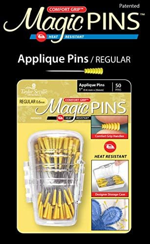 Taylor Seville originals Comfort Grip Magic Pins Aplikacija Regularna -QUIL-ova pribor-šivanje pribor-privodni pribor-50 Broj
