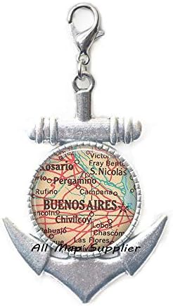 AllMapsupplier modni sidreni patent sidro, Buenos Aires Karta kopča za jastog, Buenos Aires Sidran