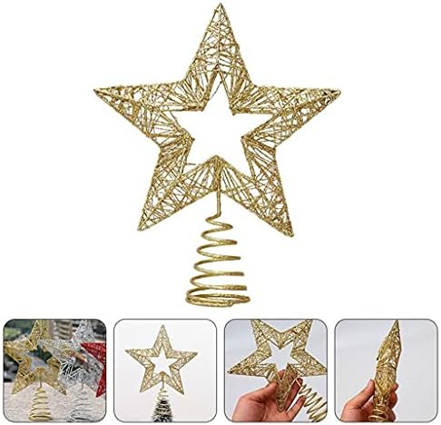 GFDFD Božićno stablo TOPPER STAR u obliku umjetnika Božićno stablo Topper Iron Star Dekoracija
