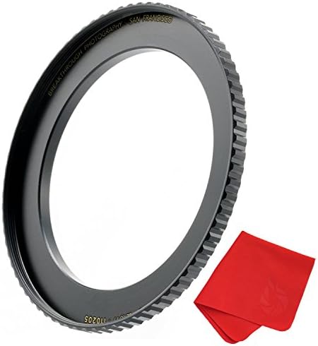 Proboj fotografija 55mm do 67 mm koračani adapter za ispeče za filtere, izrađen od CNC obrađenog mesinga sa mat crnim elektropisanim finišom
