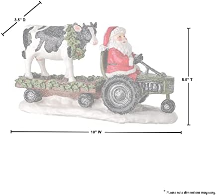 10 Santa povlačenje krave sa traktorom