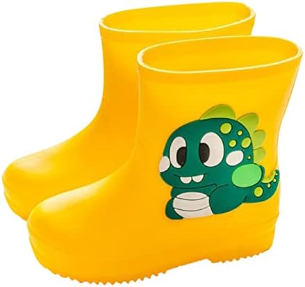 Usyfakgh Boys Vodootporne tiskane kišne čizme Vodootporne kiše koje svijetle vodene cipele Vodootporne