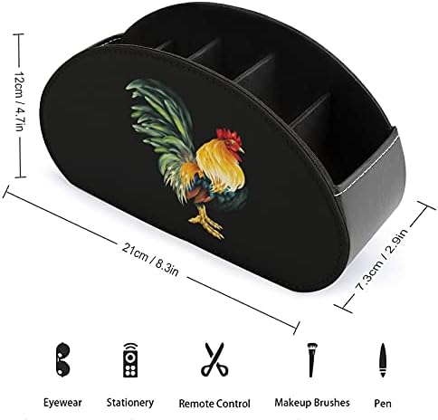 Realističan Rooster držač za daljinsko upravljanje Caddy Storage Box stoni Organizator za TV daljinske