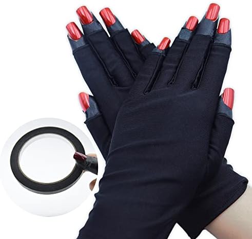 Misoce UV rukavice za nokte lampa, UV zaštitne rukavice za manikir za Gel lampu za nokte sa trakom