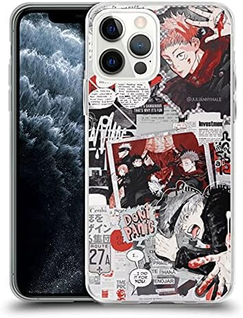 Toago kompatibilan sa iPhone 12/12 Pro Case Gojo Satoru, Yuji Itadori Cool Anime Boys - Jujutsu Kaisen Meki silikonski poklopac TPU zaštitna futrola za telefon