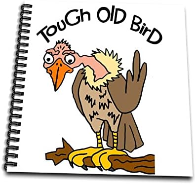 3Droza smiješna slatka stara zujalica kao čvrsta crtana stara ptica starost - crtanje knjiga