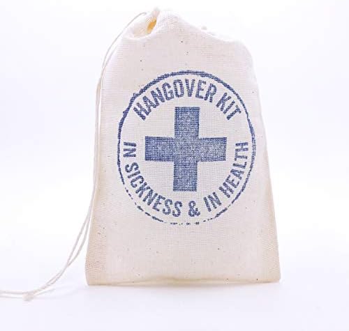Sweet Thymes Kit za mamurluk torba komplet za preživljavanje komplet za oporavak torba vjenčani