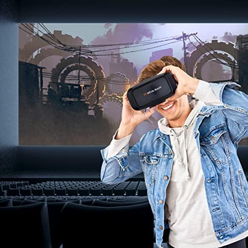 360 ° VR pametne naočare, virtuelna stvarnost 3D VR naočare za zaštitu od plavog svjetla, kaciga za igre