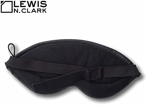 Lewis N. Clark Comfort Maska za spavanje | Maska za oči za putovanja | Udobno i prozračno | Blokiranje