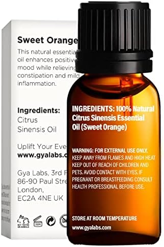 Orange eterično ulje za difuzor i grejpfrut Eterično ulje za difuzorsko set - čista terapijska esencijalna ulja Set - 2x10ml - GYA labs