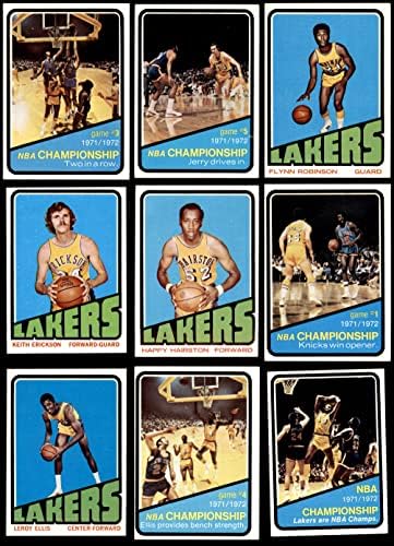1972-73 Topps Los Angeles Lakers Team Set Los Angeles Lakers Ex / MT + Lakers