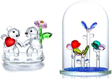 H & D Crystal & Dora Crystal Art Art Collection, ručno izrađena kristalna figurica tablice, kućni uredski tablici