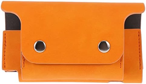 Doitool Organizator Clip narandžasti poklopac novčanik kožni držač kompatibilno skladište / za torbicu za nošenje ćelija Pu Shell dodatna torba Iqosorange moderna torbica za nošenje telefona tote umetak kožna Fanny paket