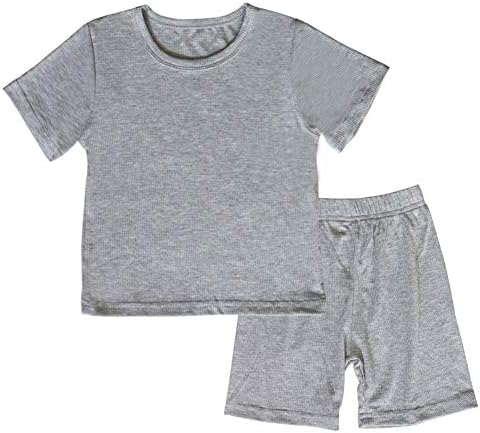JWWN male djevojčice dječaci kratki rukavi pidžama Set mala Dječija odjeća za spavanje 2 komada ljetna odjeća za ležaljke 1-6 godina