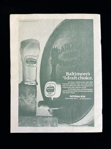 1975 Maryland Baseball banket MULTI potpisan Program 4 sigs W / Berra Blair Weaver-Autogramed College Magazines