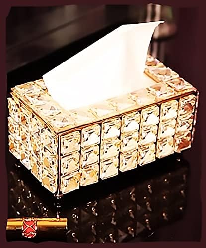 Box chandler tkiva izrađena od rinestone i metalnih luksuznih ručno rađenih BLING BLING NAPKINS-a