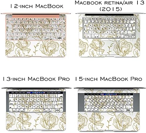 Cavka vinilna kožna koža Kompatibilna za MacBook Pro 16 M1 Pro 14 2021 Air 13 m2 2022 Retina 2015 MAC