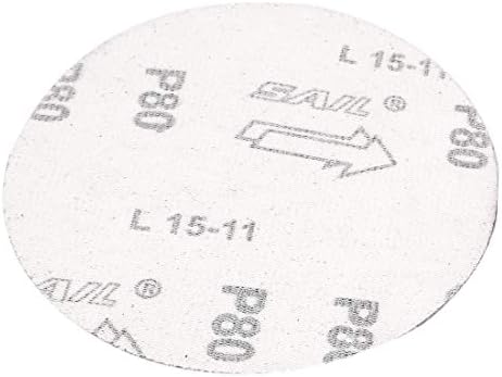 X-Dree RANCH DIA 80 GRIT brusni brusni brusni papir 50pcs za oscilirajuće alat (Disco de Lija de