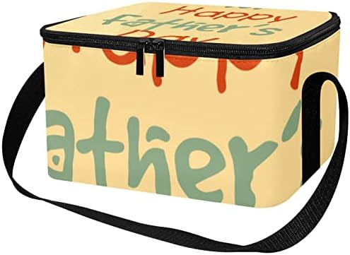 Guerotkr torba za ručak za žene, kutija za ručak za muškarce,ženska kutija za ručak, uzorak za sretan Dan očeva