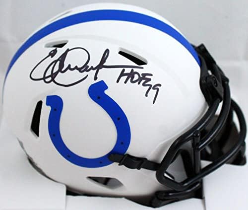Eric Dickerson sa autogramom Colts Lunar Speed Mini šlem W / HOF-BeckettWHologram - NFL Mini šlemovi