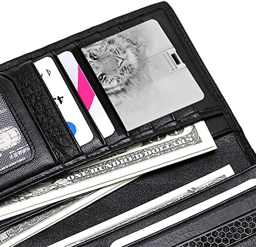 Snjeguljica White Tiger kreditna kartica USB Flash diskovi Personalizirana memorijska stick tipke Korporativni