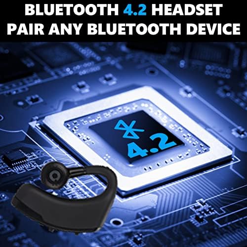 Jednostruka Bluetooth slušalica, stilski sportski uši v9 Bežični uši za otkazivanje 180 ° Podesive slušalice za slušalice za slušalice za učvršćivanje za vožnju sportove Business Earphone