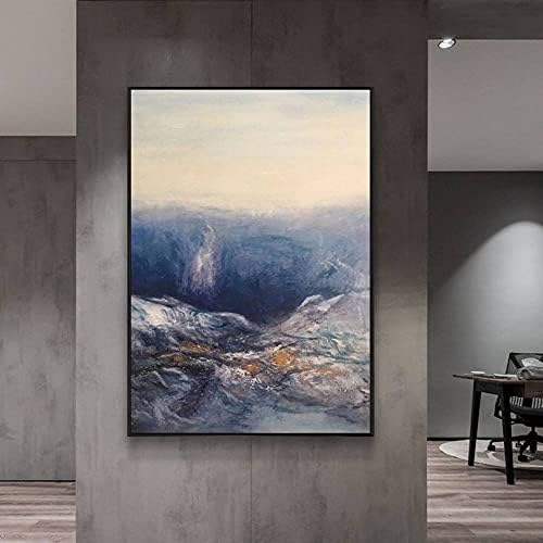 ZZCPT moderno minimalističko nordijsko pejzažno slikarstvo ručno obojene uljane slike umjetničko