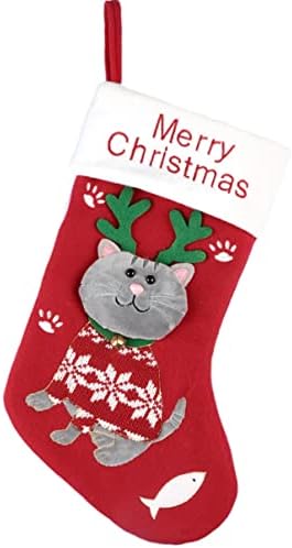 jojofuny 3 kom kartice pokloni torbe životinjski oblik čarape Ornamenti crtani rođendanske čarape, držači