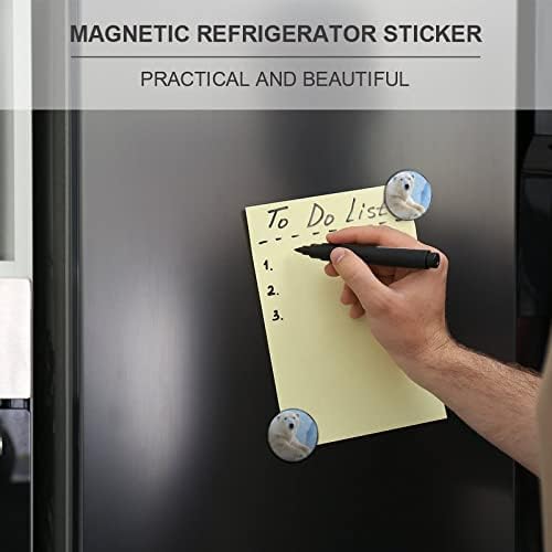 Magneti polarnog medvjeda za ukras frižidera za frižidere bijele ploče